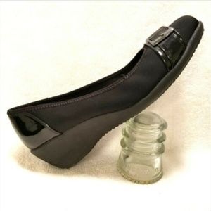 Liz Claiborne Womens monk strap wedges sz 9.5M